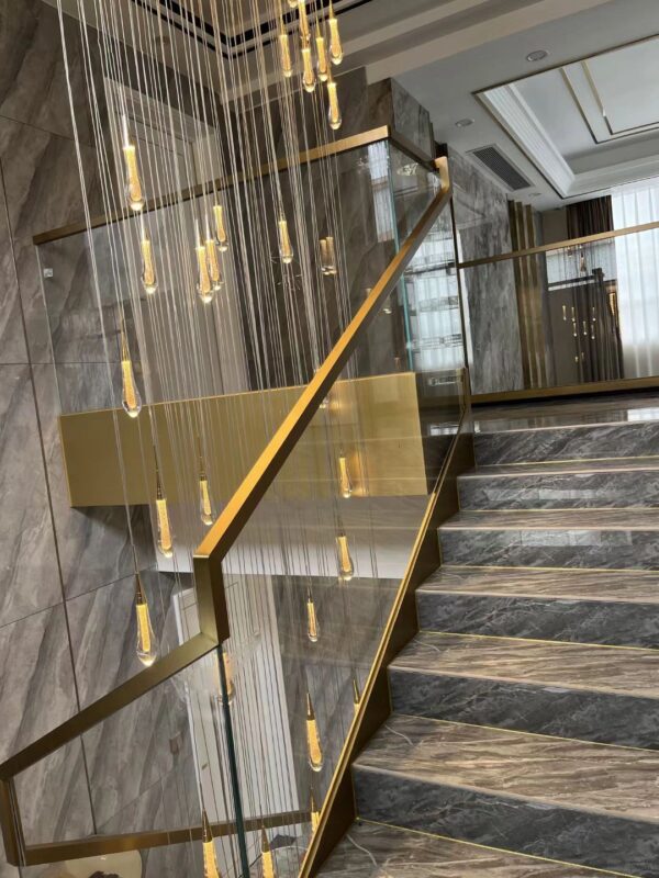 GR030 Modern Aluminum Alloy Glass Handrail Easy to Install Glass Railing Outdoor Balcony - Image 4