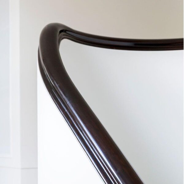 745 Contemporary Indoor Wood Grain Pattern Eco-friendly Spiral Stairs PVC Handrail - Image 4