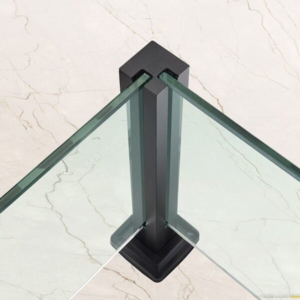 BRP02 Glass Railing Outdoor Terrace Square Slotted Post Glass Railing System 10-12mm Glass Available - Image 3