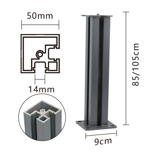 BRP02 Aluminum Alloy Post