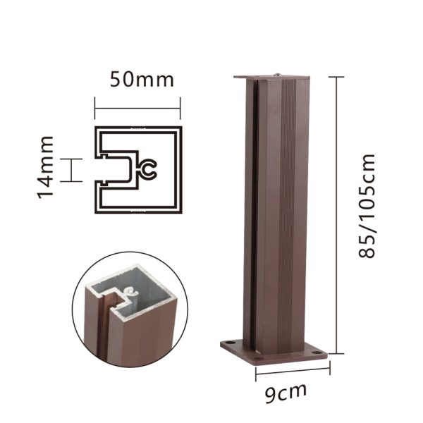 BRP03 Aluminum Alloy Post