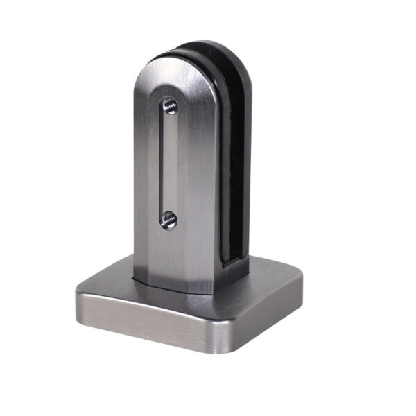 RC130 10-12mm Frameless Glass Spigot Brushed Finish Aluminum Easy-to-Install Adjustable Spigot - Image 2