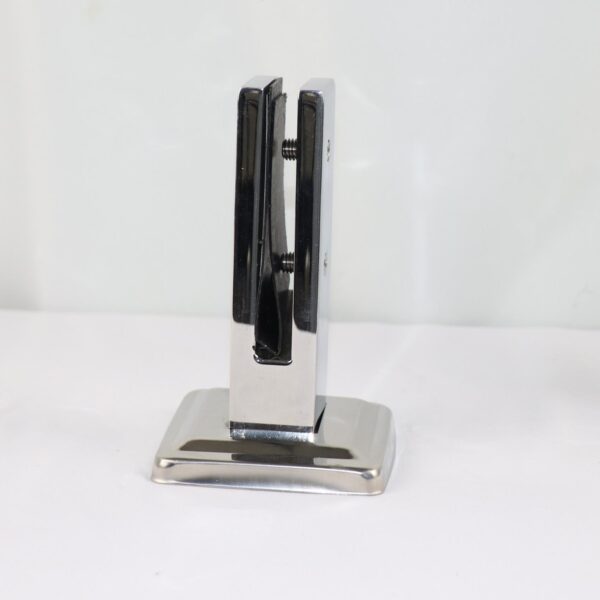 RC04 Glass Spigot 304 Stainless Steel Flooring Mount Glass Clamp for 10-12mm Frameless Glass Railing System - Image 4