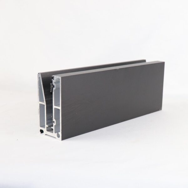 1003 Adjustable Glass U Channel Glass System Aluminum Alloy U-shape Groove with LED Slot - Image 4