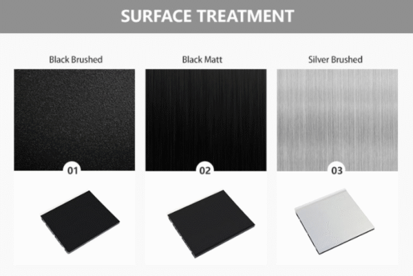 SKB-01 Aluminum Plastic Skirting Board Customized Baseboards Interior Decoration Fittings - Image 2