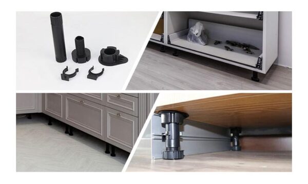 Skirting Board Support Leg Furniture Fittings Cabinet Fittings Adjustable Baseboards Strong Load Bearing Capacity - Image 4