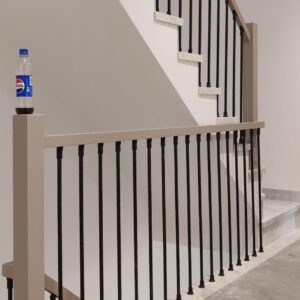WT8040 Decorative Aluminum Handrail Posts Durable & Low Maintenance Stair Solution