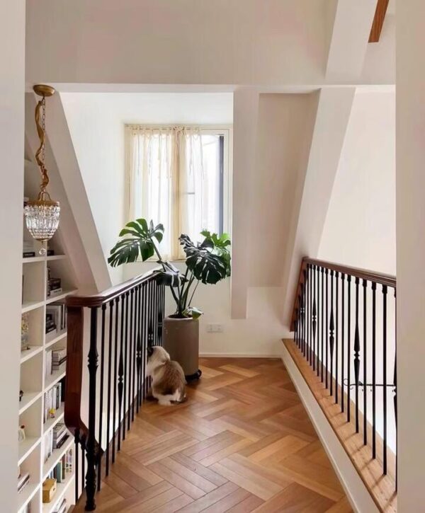 WT8039 Ornamental Aluminum Black Railing Balusters Elegant Support for Stairs - Image 2