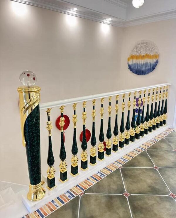WT9001 European-style Light Luxury Villa Staircase Railings New Design Balustrades Stair Railing - Image 2