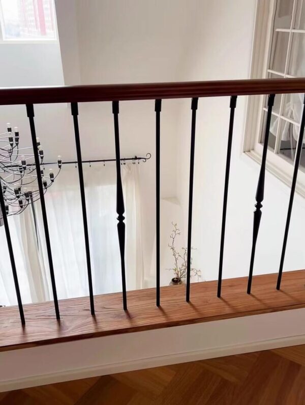 WT8039 Ornamental Aluminum Black Railing Balusters Elegant Support for Stairs - Image 3