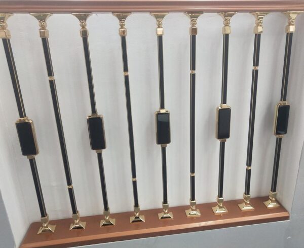 WT9027 Premium Custom Indoor Stair Railing Elegant Unique Aluminum Balustrade for Interior Design - Image 4