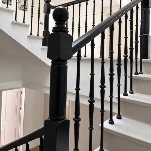 WT8042 Classic & Contemporary Aluminum Stair Spindles Indoor Unique Design Staircase - Image 2