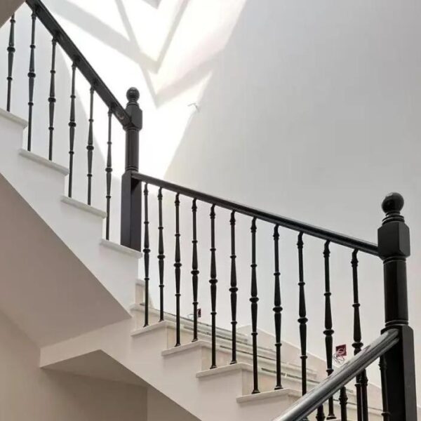 WT8042 Classic & Contemporary Aluminum Stair Spindles Indoor Unique Design Staircase - Image 4
