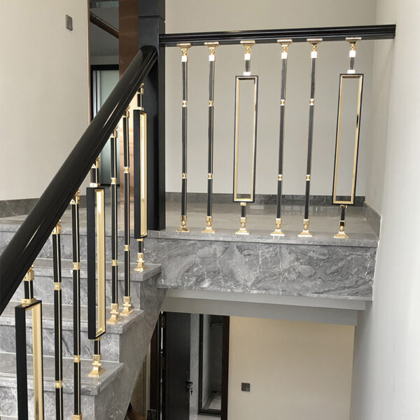 WT9030 Modern Luxury Aluminum Stair Baluster Decorative Aluminum Posts Multiple Design Spindles - Image 3