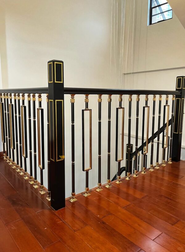 WT9030 Modern Luxury Aluminum Stair Baluster Decorative Aluminum Posts Multiple Design Spindles - Image 2