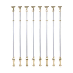 WT9026 Unique Designer Indoor Stair Balustrade Contemporary Metal Spindles for Safety & Style