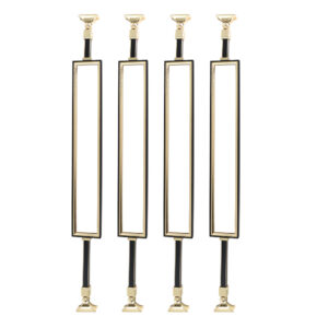 WT9030 Modern Luxury Aluminum Stair Baluster Decorative Aluminum Posts Multiple Design Spindles