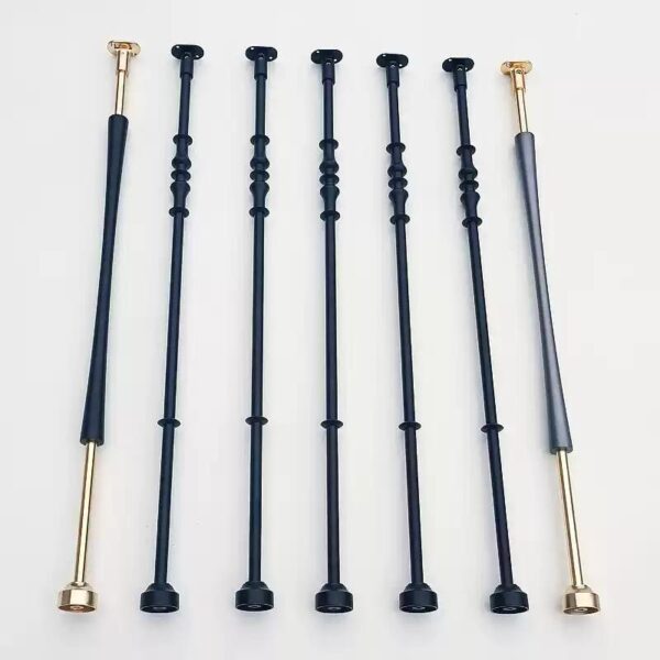 WT8028 Light Luxury Contemporary Aluminum Stair Railing Villa Stair Spindles - Image 2
