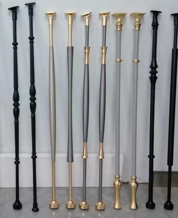 WT8029 Artistic Aluminum Stair Balusters Decorative & Durable Railing Posts - Image 3