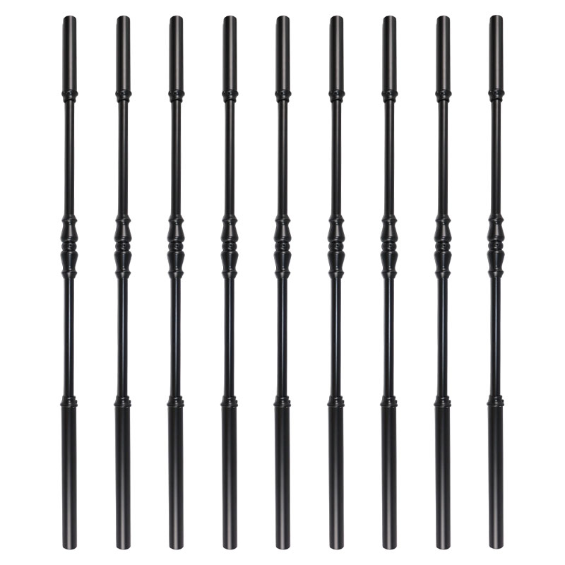 WTH5111 Zhejiang Willest Direct Factory's Modern Design Wrought Iron Balustrade Durable Feature for Villa Application