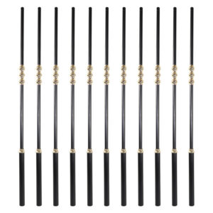 WTH5124 Modern Luxury Interior Metal Railings Balustrades China's Handrail for Villa Staircase Post Railing