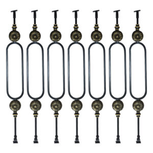 WTH5304 Luxury Modern Design Stair Railing Exquisite Balustrade for Villas Durable Europe Exquisite Staircase