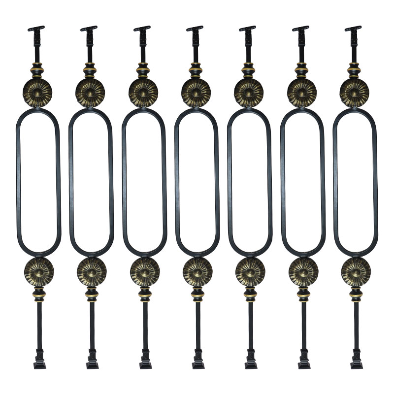 WTH5304 Luxury Modern Design Stair Railing Exquisite Balustrade for Villas Durable Europe Exquisite Staircase