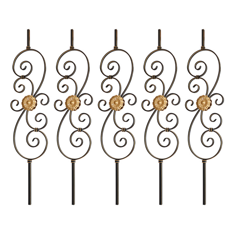 WTH5403 Solid French Venetian European Knuckles Baluster Modern Design Durable Feature for Villa Application