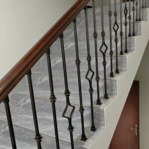 WTH5005 High Quality Black Wrought Iron Railing Spindle 950mm for Stair