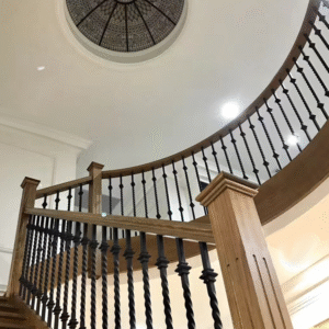 WTH5022 Modern Wrought Iron Stair Railing Balusters Decorative for Villa Use
