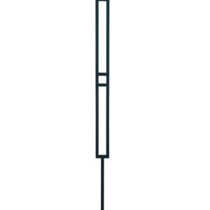 WTH5042 Modern Minimalist Wrought Iron Balusters & Balustrades System for Villa Applications