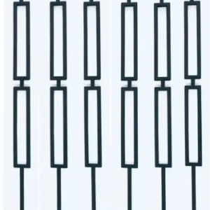 WTH5046 Luxurious Modern Design Durable Stair Railing for Villa Staircase Handrail Elegant Flower Column
