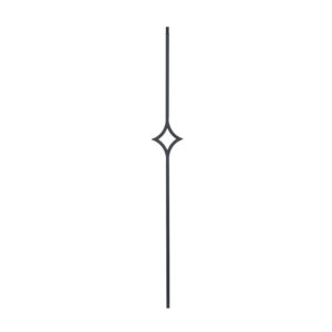 WTH5049 European-Style Light Wrought Iron Staircase Columns Modern Home Decoration Guardrails for Villa Use