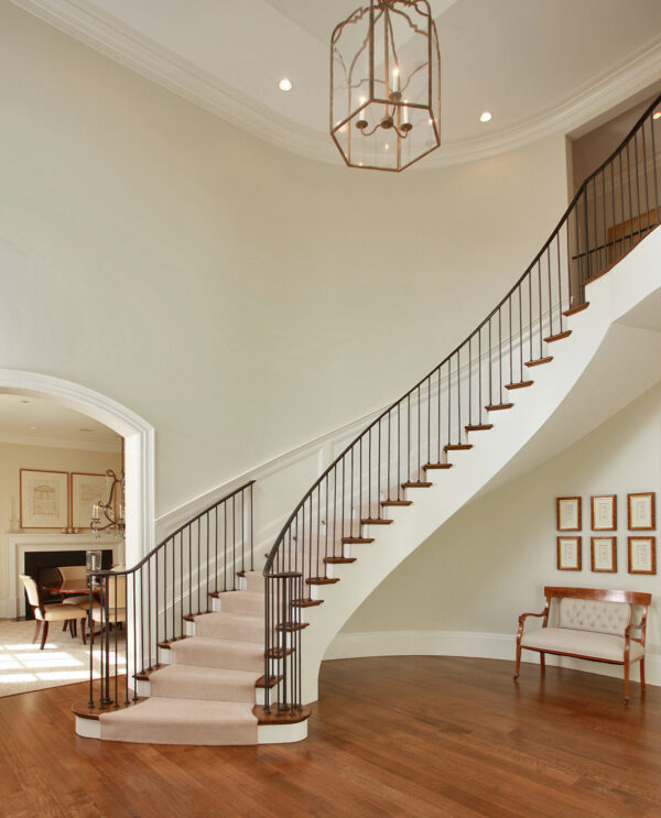 WTH5101 Modern Minimalist Indoor Stair or Terrace Decorative Wrought Iron Railing System for Villa Use - Image 2