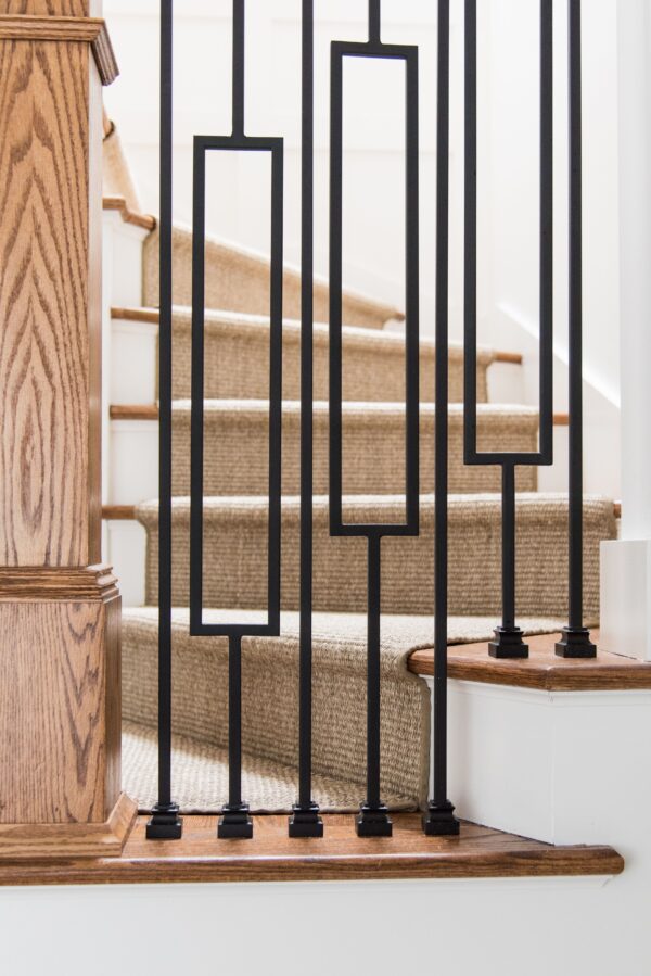 WTH5201 Modern Designed Cast Forged French Picket Wrought Iron Staircase Spindle Durable Feature for Villa Application - Image 2