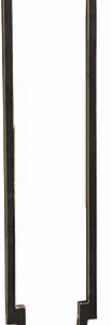 WTH5307 Custom-Size Wrought Iron Handrail Post Fittings Durable Modern Design for Villa Application Made in China